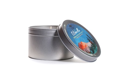 metal tin of citronella candle