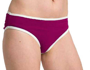 White organic cotton thong for ladies - Bread & Boxers