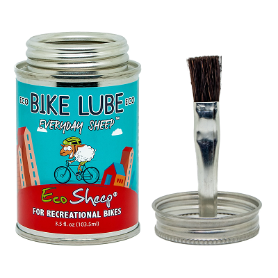 bike lube jar and applicator