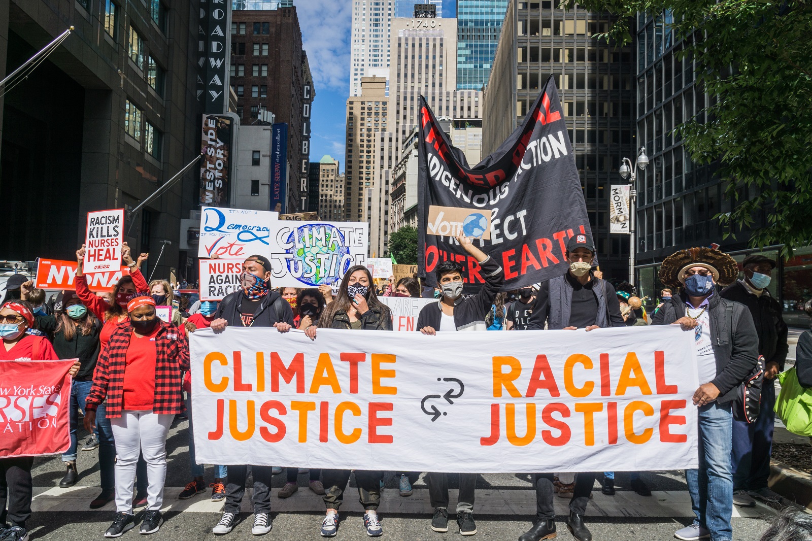 climate justice is racial justice protest