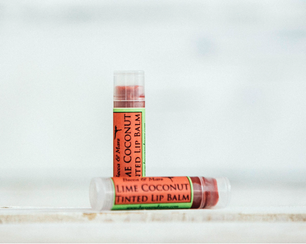 lime coconut lip balm