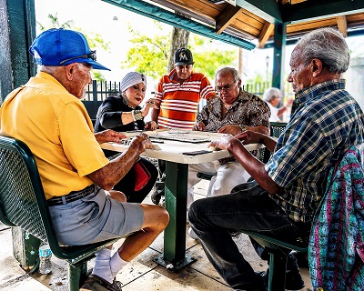 playing a game of chess