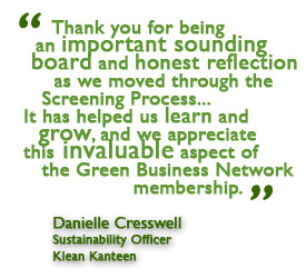 EBINAR 4/14: Green Business Screening 101