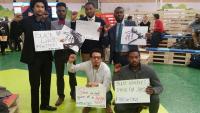 Black Lives Matter activists at COP20