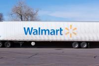 Image: Walmart tractor trailer. Topic: How Walmart Hurts Your Community