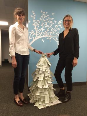 Recycled content tree made from petitions 