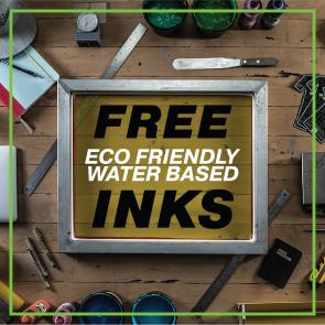 Eco-Friendly Screen Printing with Water-based Ink – always FREE at Offbeat Press!