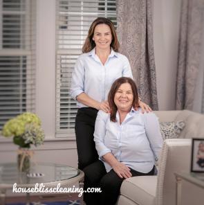 House Bliss Cleaning Founder and her Mother who inspired her to go green