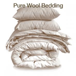 pure wool bedding