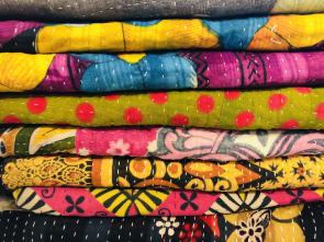 Sari Textiles are the base of WorldFinds Kantha and Sari Jewelry and Accessories.