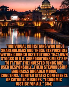 United States Conference of Catholic Bishops Responsible Investing Guidelines