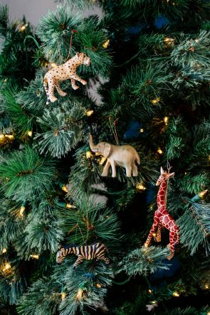 christmas ornaments - safari collection