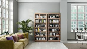 Danish Solid Wood Bookcase in Cherry