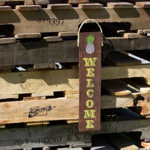 15" decorative signs made from old shipping pallets.  2 dozen themes available.