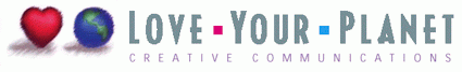 Love-Your-Planet Creative Communications logo