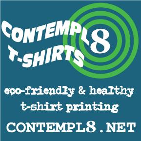 Ecofriendly t-shirt printing, healthy shirt printing, custom shirt, your design on shirts, etc.