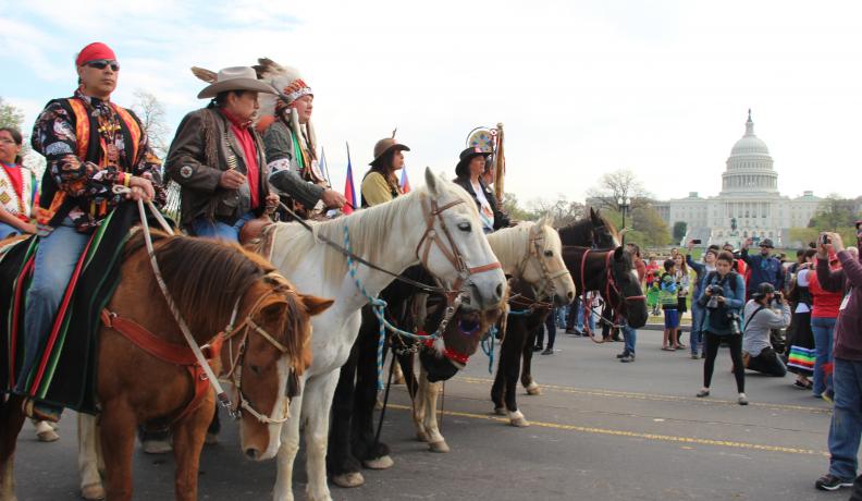 Cowboy and Indian Alliance protest KXL pipeline