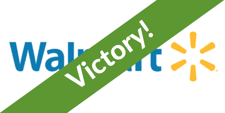 Walmart victory