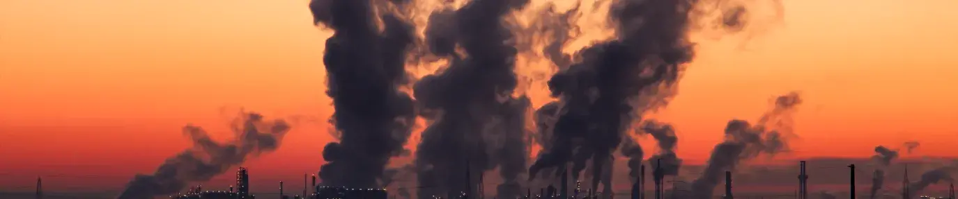 Image of coal plant emitting smoke