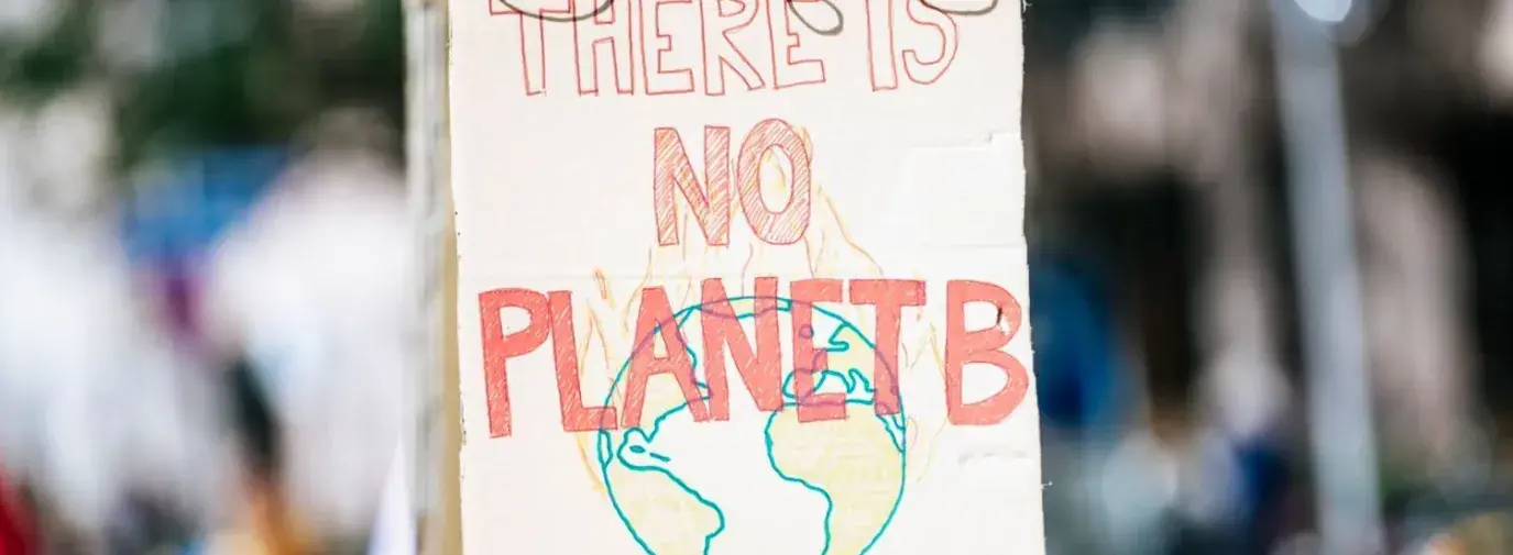 sign that reads There Is No Planet B