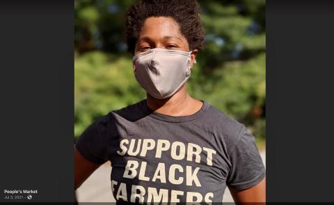 Lauren, owner of Three Flock Farm