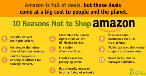 10 Reasons Not to Shop Amazon