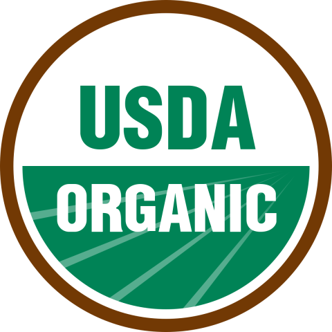 USDA Organic label. Green business resolutions