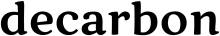 Decarbon logo